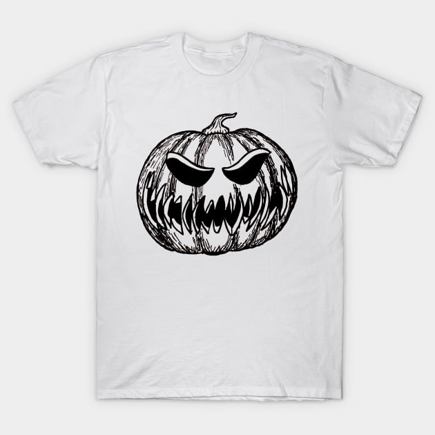 Jack-o-Lantern T-Shirt by JessiLeigh